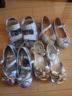 7 Pairs Girls Dress Shoes Bundle