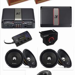 New Full Bass And Voice Package Kicker Audio With Orion Midrange Speakers Fit Single And Crew Cab