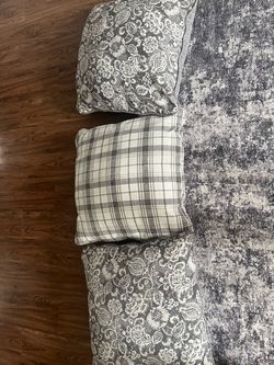 Grey Sofa Pillows