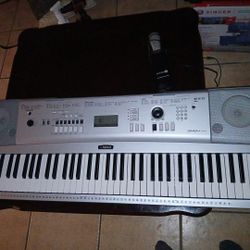 Yamaha Piano With Foot Pedal And Charger