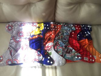 6 pocket cloth diapers $20