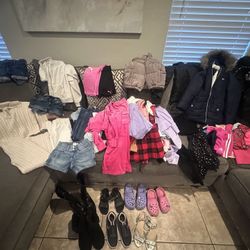 Lote De Ropa Para Niña De 7-8 Años  Todo Por $100 