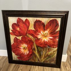 XL World Market Flower Painting 