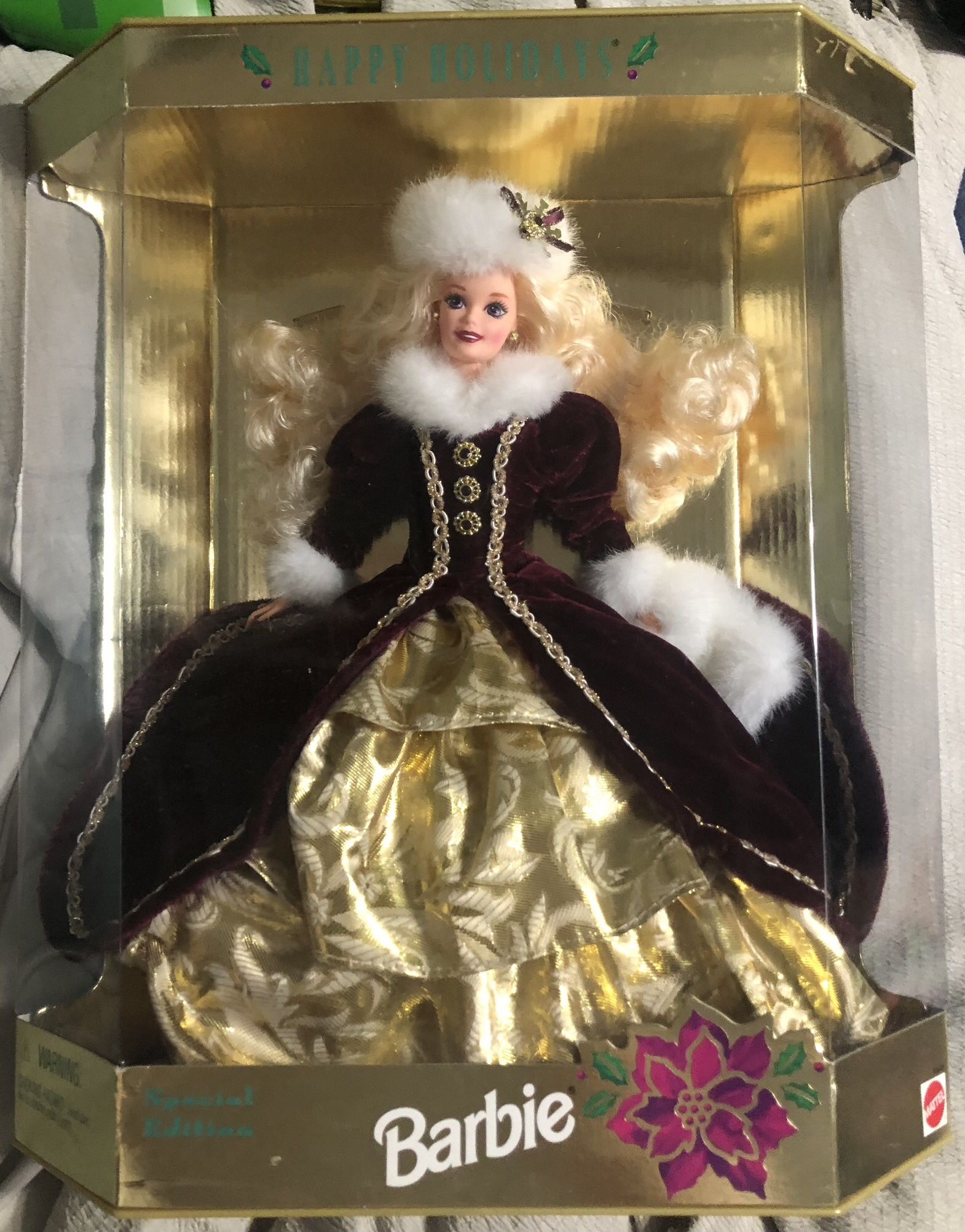1996 VINTAGE HAPPY HOLIDAYS BARBIE