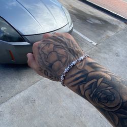 Small Cross Link Bracelet 