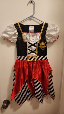 Girl pirate dress size 5-6 Halloween