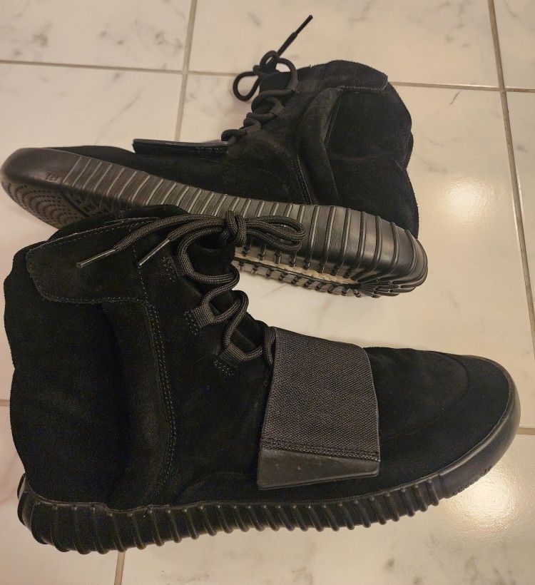 Adidas Yeezy Boost 750 Triple Black Size 12 Men's