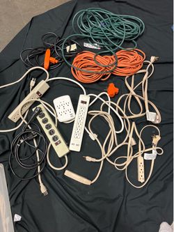 Assorted Electrical Items- power strips, extension cords, etc