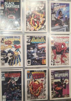 Marvel trading cards collection