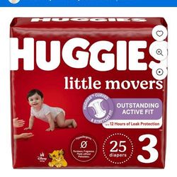 50 Count Huggies Size 3
