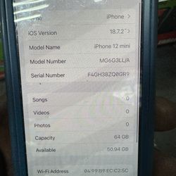 Apple iPhone 12 mini 64 GB - Blue