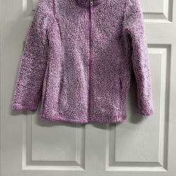32 Degrees Heat Girls Pink Fleece Jacket - Size Large - VGUC
