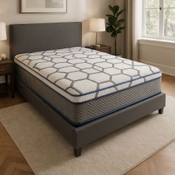 Brand New Full Size Mattress Pillow Top 14” Thick – Factory Direct! Also available in Twin, Queen & King. Ask about our Same-Day Delivery 🚚 