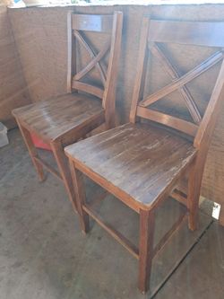 Brown Wooden Chairs