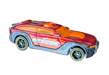 2012 Hot Wheels Mattel City HW Pursuit Car Loose Fire Dept DieCast 1/64 rare