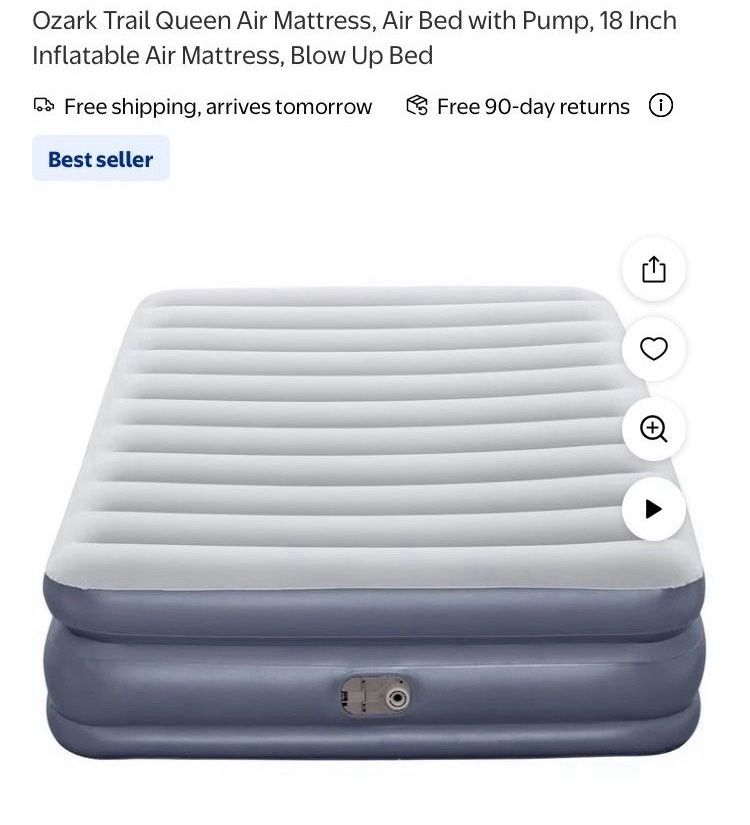 Ozark Trail Queen Air Mattress New