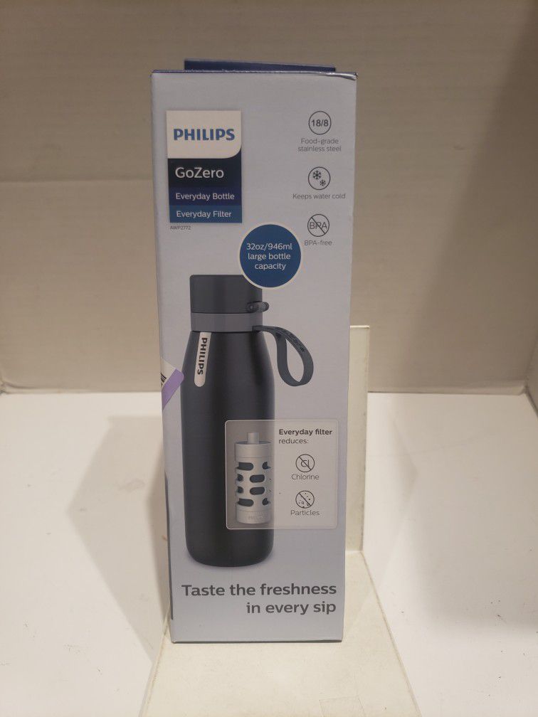 Philips GoZero Everyday Insulated Stainless Steel Filtered Water