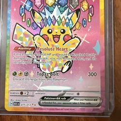 Pokemon Pikachu EX SIR 277/217 