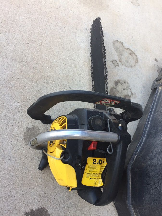 McCulloch Eager Beaver Chainsaw 2.0