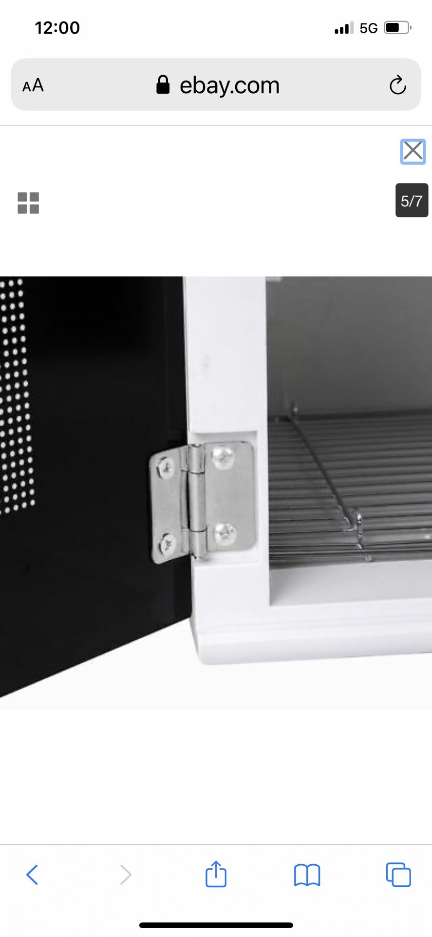 AW 12L Adjustable UV Sterilizer Towel Warmer Hot Cabinet Facial Nail Salon Spa