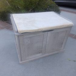 Cat litter box bed furniture