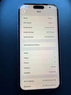 iPhone 15 Plus 128GB Unlocked