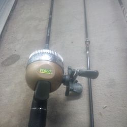 Zip Code 202 SE Fishing Rod And Reel Berkeley 10% Graphite Custom Rod