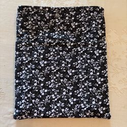 Bible/Book Sleeve - 10 1/4” x 8 1/2” - Black/White