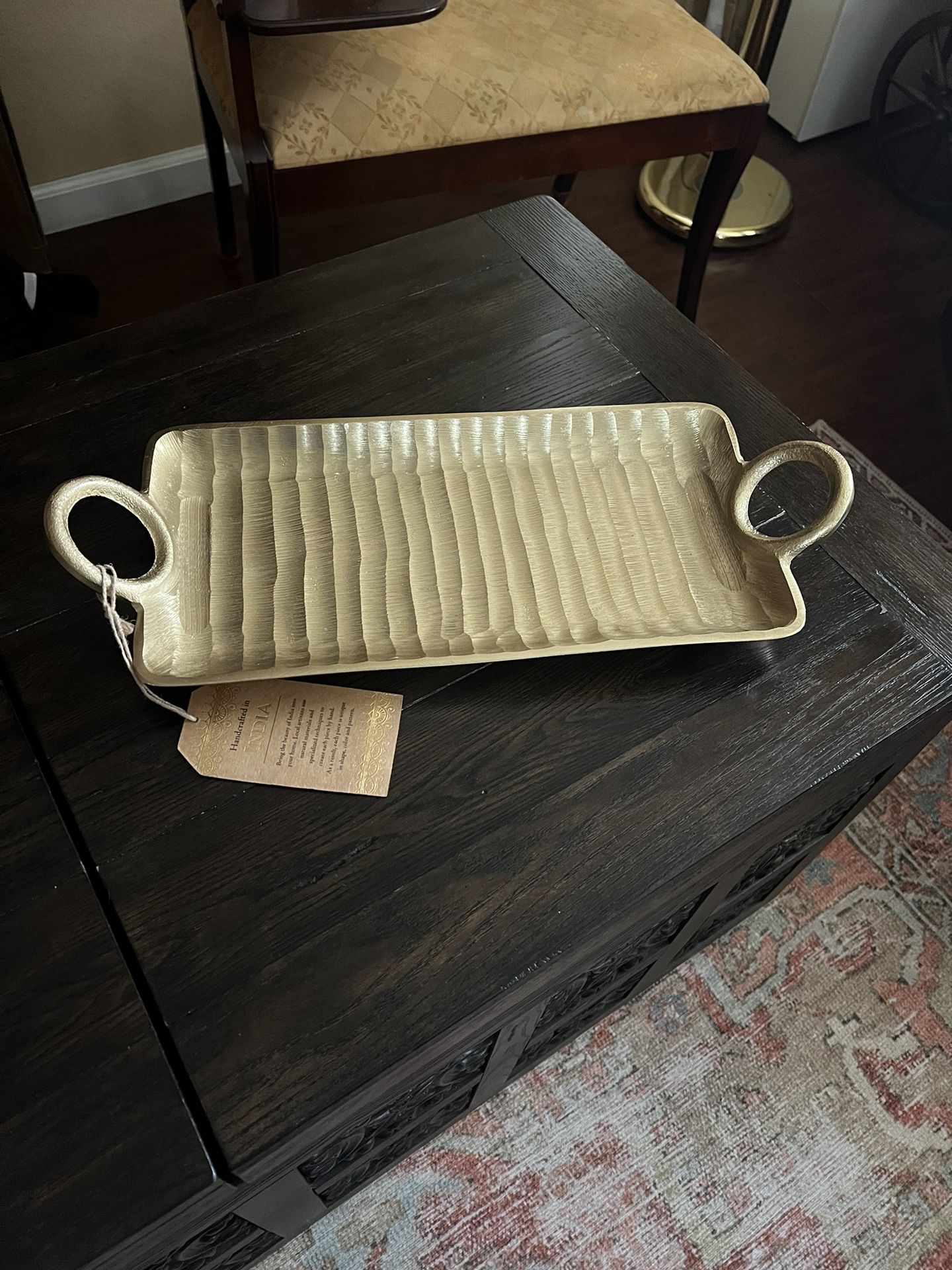 Gold Decrative Metal Tray