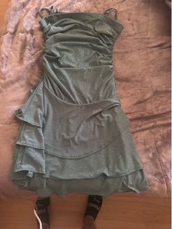 Light green formal dress