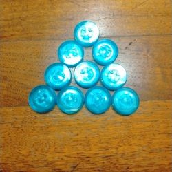 10 Plain LEGO Dimensions Tag Discs
