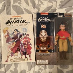 avatar the last airbender action Figure/ Avatar Smoke And Shadow Graphic Novel