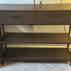 Entryway Console Table With Drawers