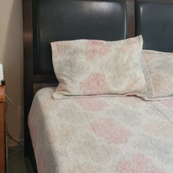 Natural Wood Queen  Bed Frame 