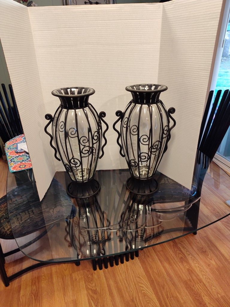 Glass Flower Holders