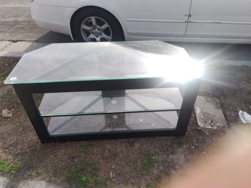 Glass Tv Table
