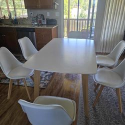 Table and chairs
