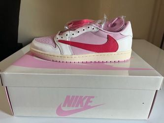Jordan 1 Retro Low OG SP Travis Scott ‘Sail Tropical Pink’