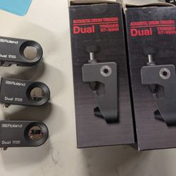 3x Roland Acoustic Drum Triggers