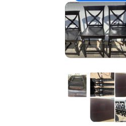 Dining Room Table  4chairs 2-barstools   All 210.00