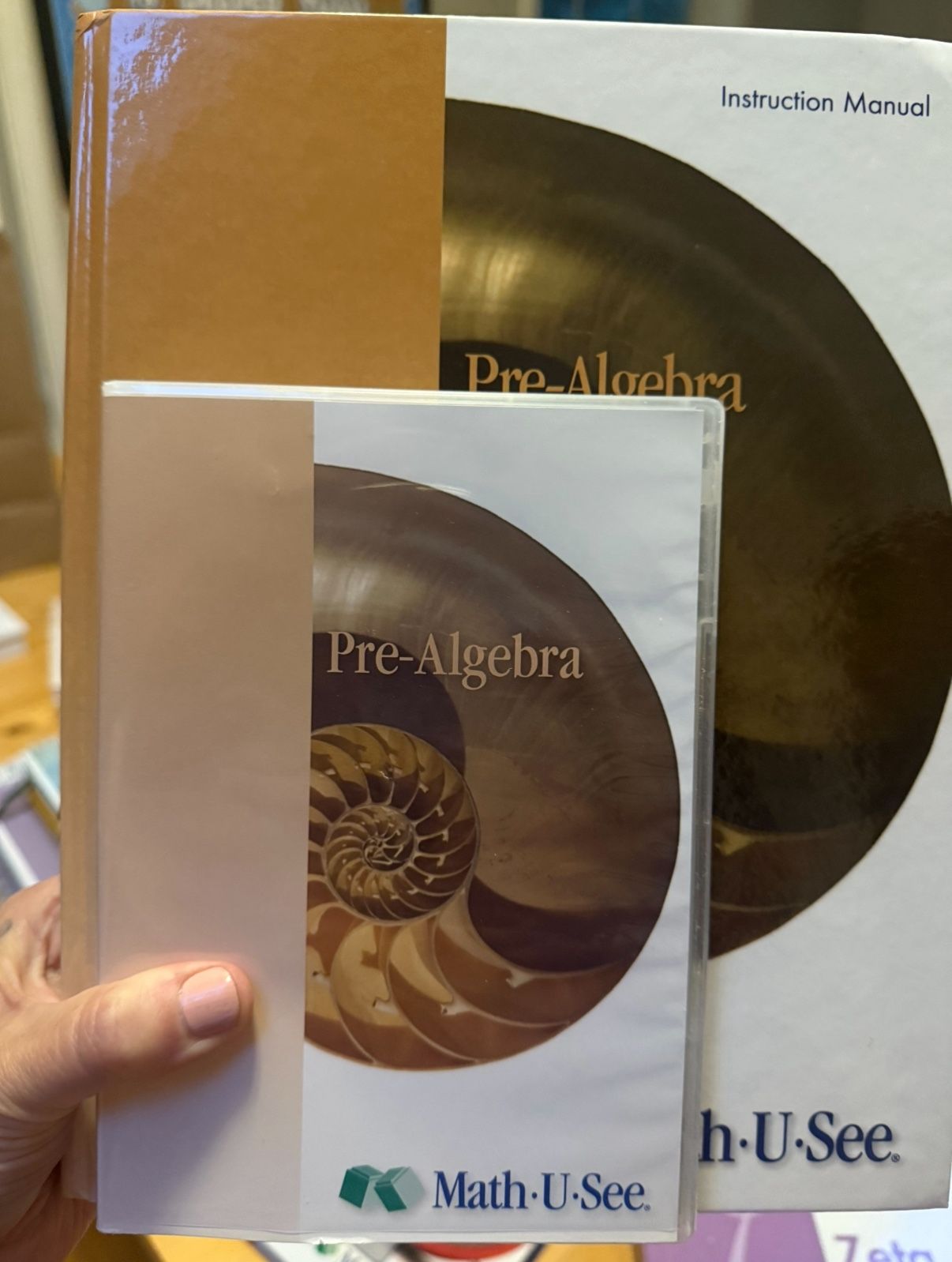 Math U See - Pre-Algebra Instruction Manual + DVD