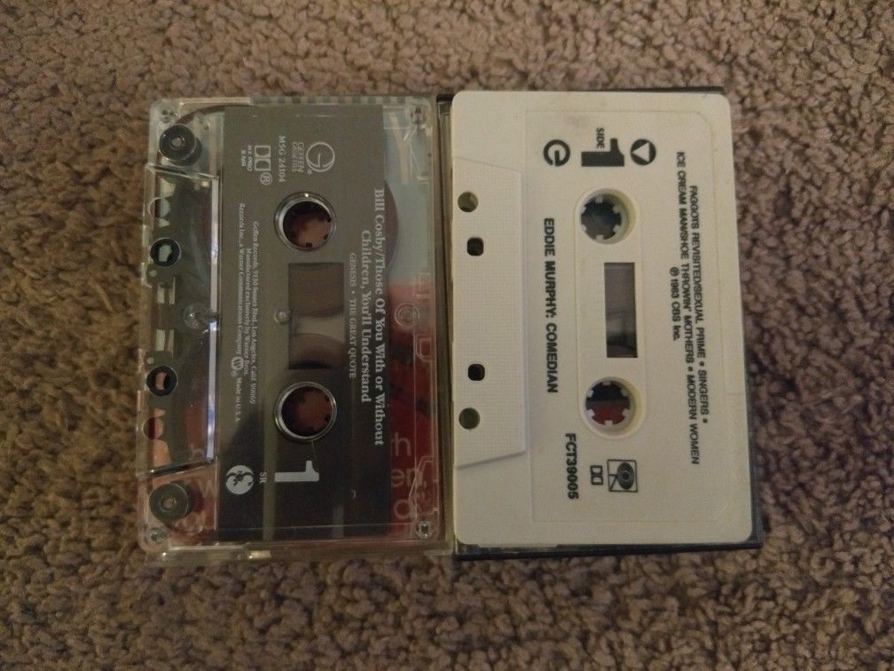 Bill Cosby/Eddie Murphy Classic Comedy Cassette Tapes