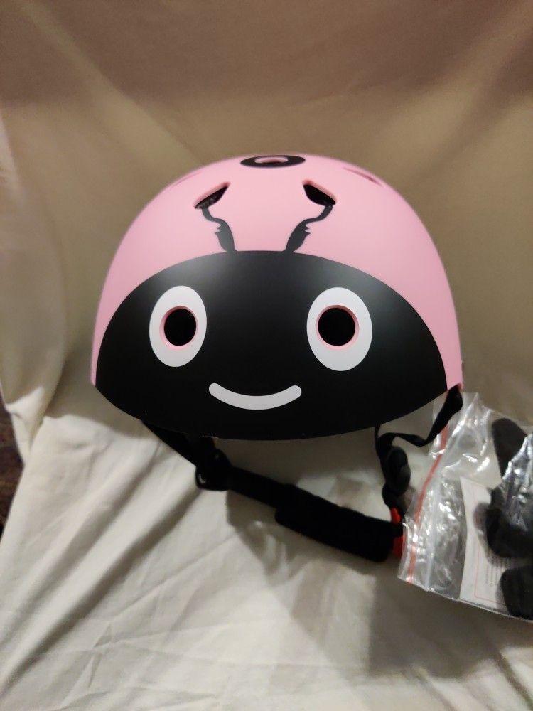 Young Girls Ladybug Bicycle Helmet