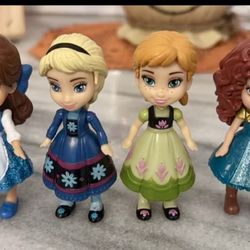 Disney Collectible Poseable Mini Doll Toddler figures