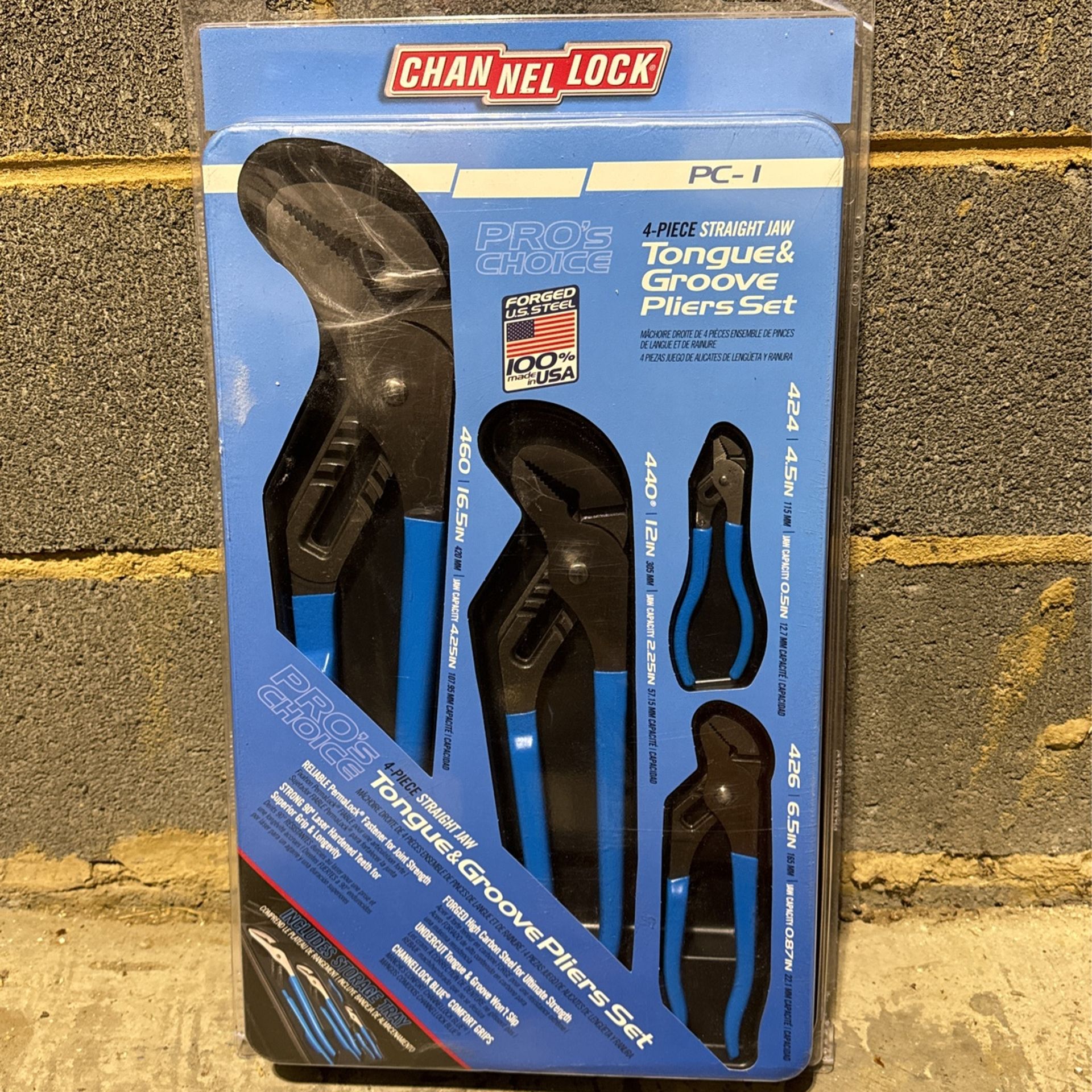 Channel Lock Pliers Set