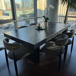 Arhaus Calvin dining table 