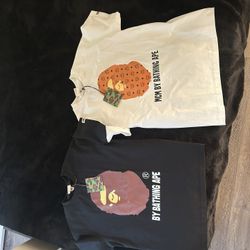 Bape Shirts Medium And Small