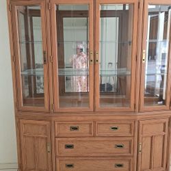 Oak China Cabinet