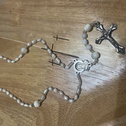 Freshwater Pearl Small Chapter rosary