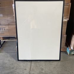Double Sided Board With Black Frame 48 X 36 Inches 